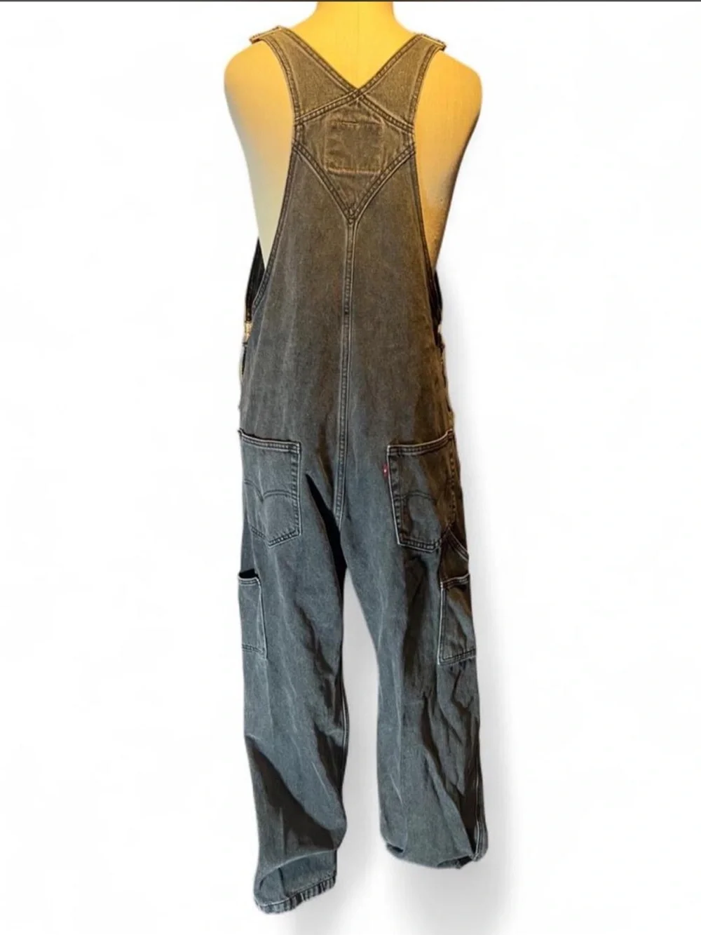 🩶Levi's Premium Workwear Overalls in Faded Gray/Black • Unisex / Men’s